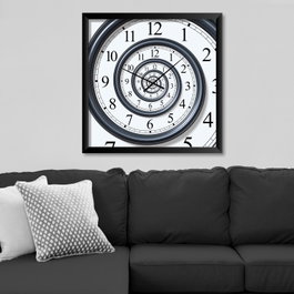 Wallity Reloj de Pared Decorativo Multicolor 45x45 cm